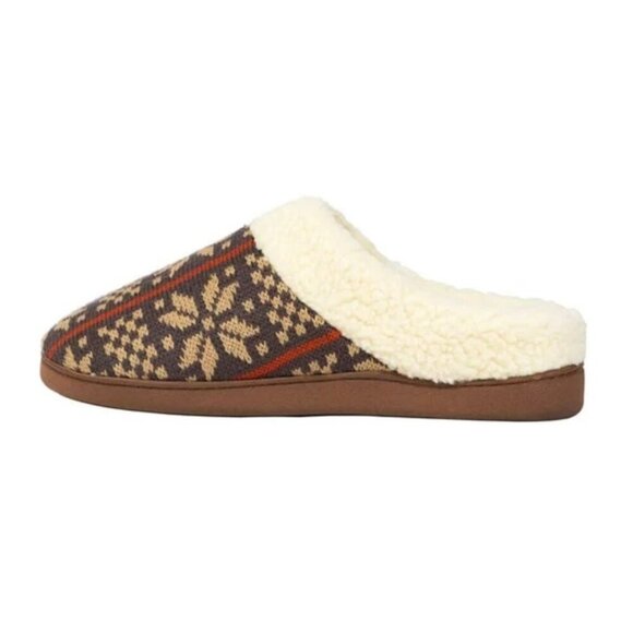 DEER STAGS LODGE Men's Closure-Toe Knit Comfort Slippers Shoes - Picture 2 of 6